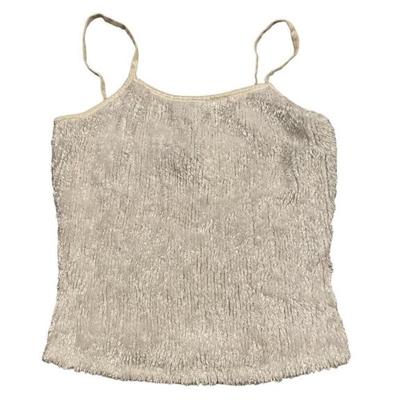 Vintage fuzzy cropped tank top - Picture 1 of 5